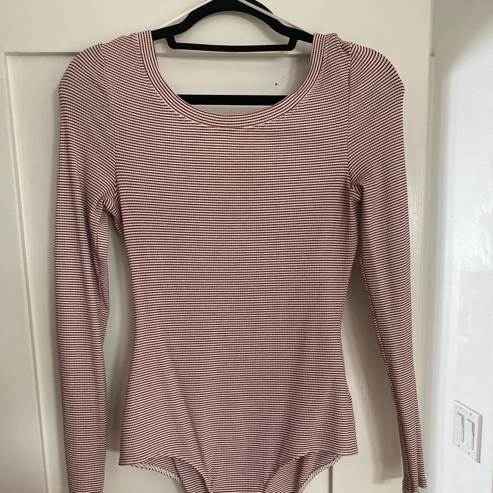Pure and Good striped body suit